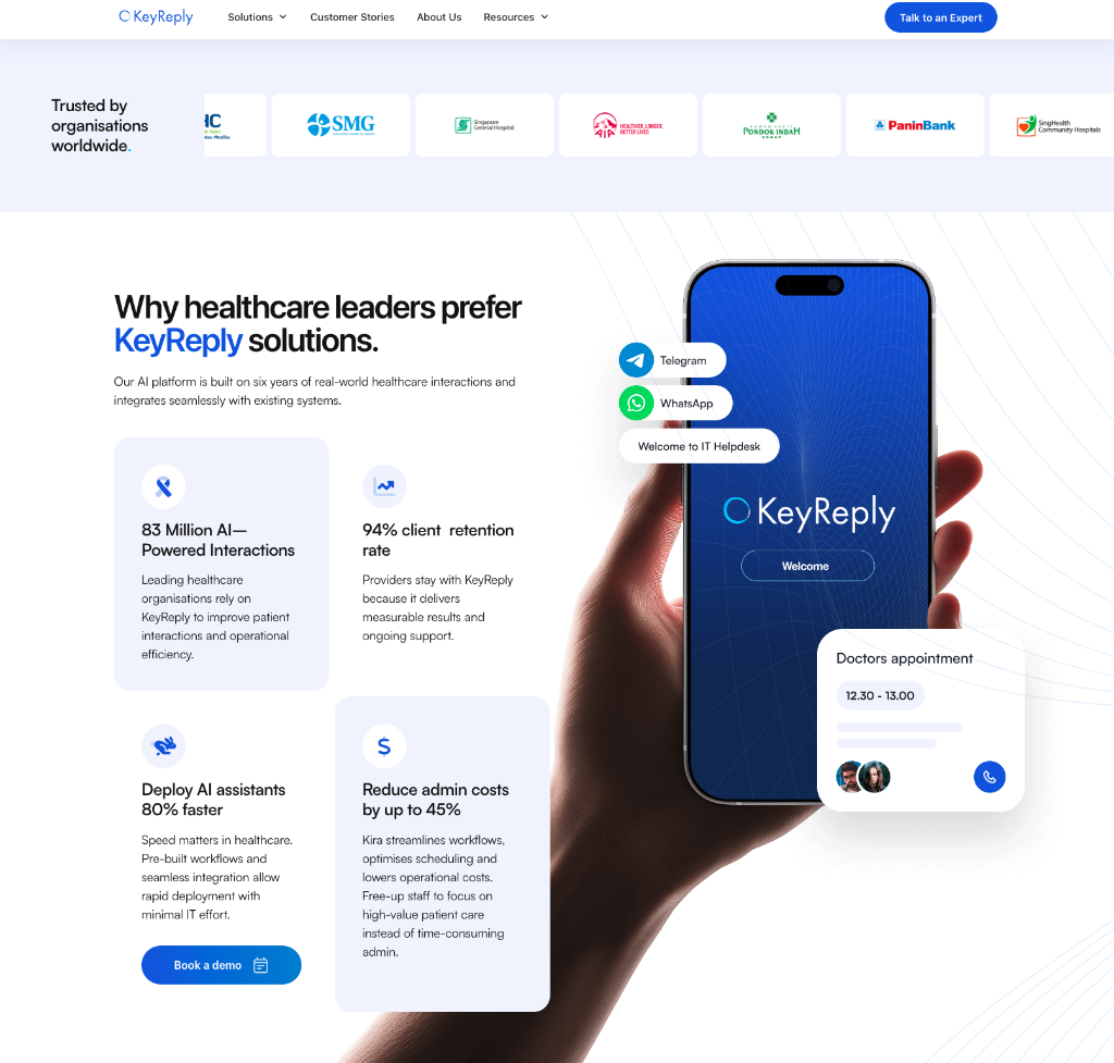 KeyReply Healthcare Platform